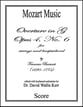 Overture in G, Opus 4, No. 6 Orchestra sheet music cover